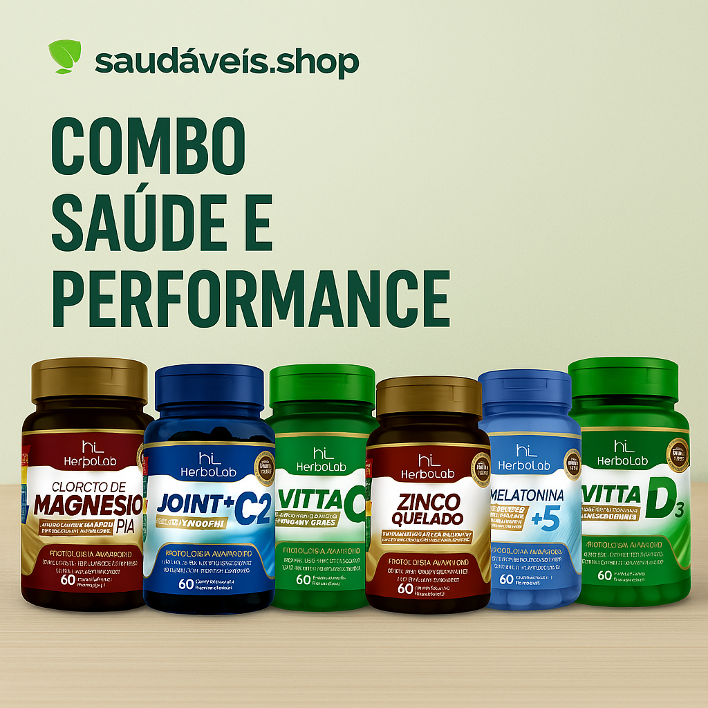 Combo Saúde e Performance Melhore sua saúde